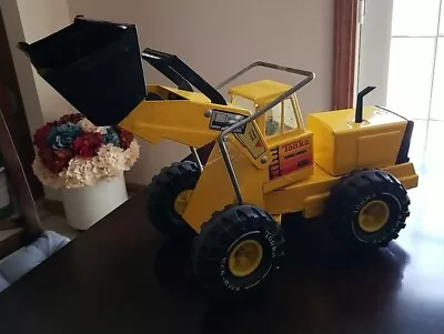 Vintage Tonka Turbo-Diesel Yellow Metal Pressed Steel Front End Loader XMB-975 • $50