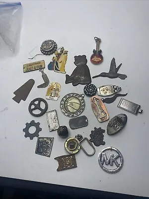 Metal Detector Finds Lot Seattle Disney Ornament Key Chain Money Clip Peace MK • $19.99