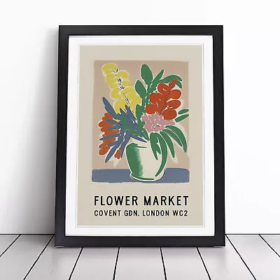 Covent Garden Flower Market Exhibition No.9 Wall Art Print Framed Canvas Picture • £39.95