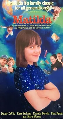 Matilda (VHS 1996) Danny DiVito Rhea Perlman Embeth Davidtz Pam Ferris • $10