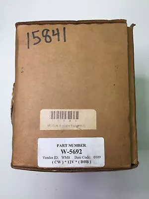 Snow Plow Motor W-5692 For Meyers Plow. 12V E-60&H. New In Box. • $125