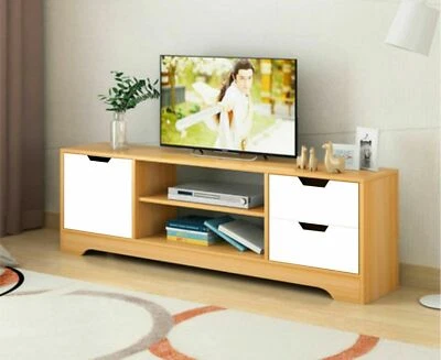 $81.56 • Buy Morden 120cm TV Bench Cabinet Entertainment Unit With Storage And Drawer