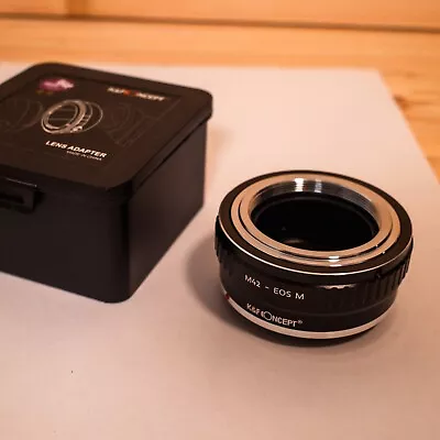 K&F Concept Lens Adapter: M42 Lens To Canon EOS M Camera M10141 • $22