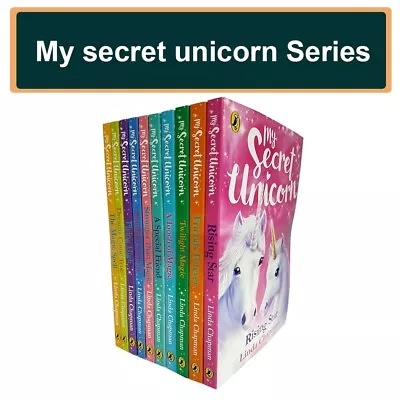 My Secret Unicorn Series Collection 10 Books Set By Linda Chapman Friends Foreve • £16.95