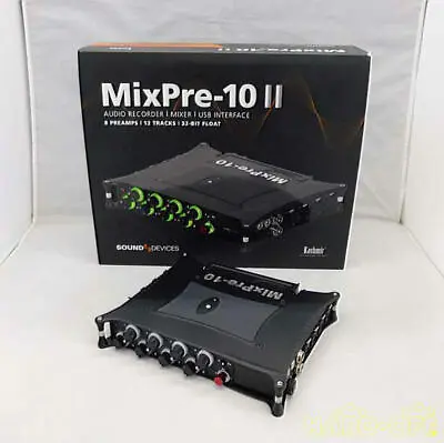 $4499 • Buy Used Sounddevices Mixpre10 2 Digital Mixer Up To 32-Bit Float Bit Depth