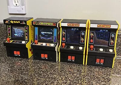 Mini Arcade Classics Lot Of 4 Pac Man Centipede Qbert • $10