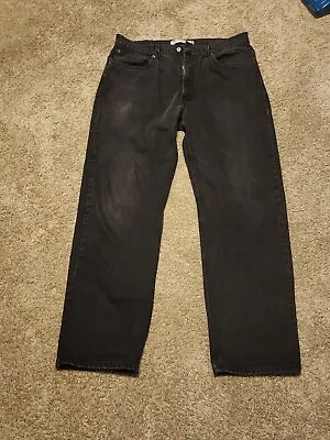 Levis 550 Jeans Mens Size 38X34 Black Straight Leg Pants • $24.95