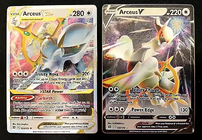 $29.99 • Buy Pokemon TCG Arceus VSTAR + Arceus V Ultra-Premium Collection Metal Card GameStop
