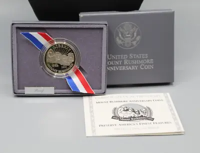 1991 United States Mount Rushmore Anniversary Half Dollar Proof Coin *LOOK!* • $16.99