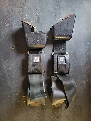 Vintage GM Robbins JR 6704 Seat Belt Black  (Set Of 2) • $69.99