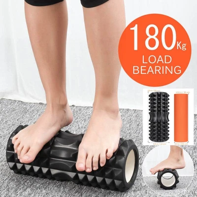 $21.99 • Buy 2in 1 Foam Muscle Roller Trigger Point Deep Tissue Massage Tool For Womens Mens