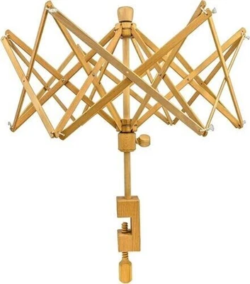 £52.27 • Buy Beech Umbrella Table Top Swift Winder  !Wooden Yarn Winder ! Umbrella Winder Set