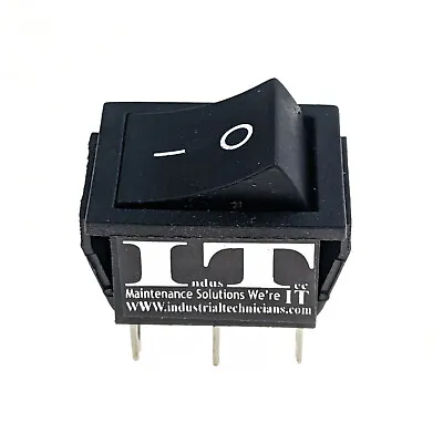 IndusTec DPDT 20A 12V 6 - PIN Maintained Rocker Switch 2 Position Quick Plug 24V • $7.29