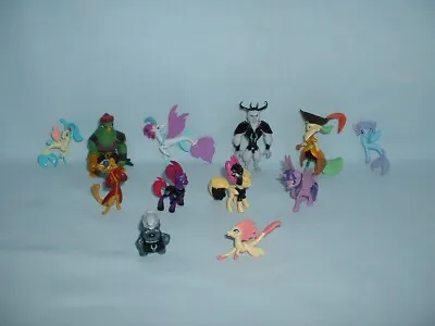 MY LITTLE PONY MOVIE Set Of 12 Figures Toys (CAKE TOPPERS/GRUBBER/KAPPER/NOVO) • £6.99