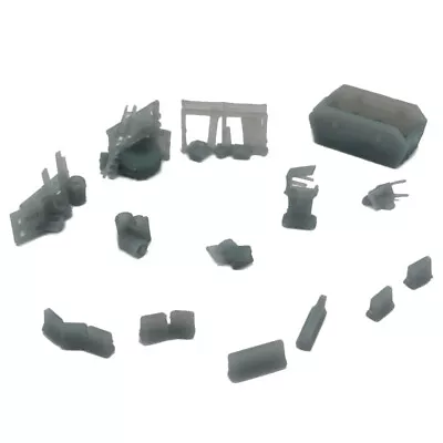 Outland Models Railway Scenery Accessory Street Junk Stuff Set 1:220 Z Scale • $6.99