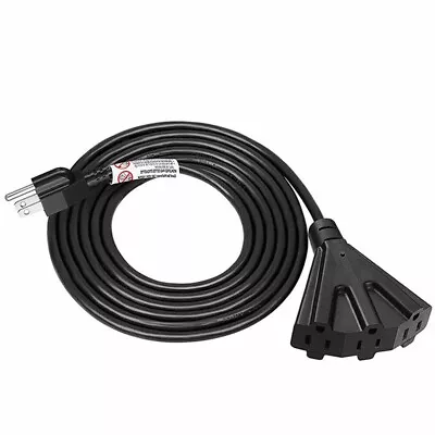 16/3 Outdoor Extension Cord Heavy Duty 3-Outlet SJTW Indoor/Outdoor 6/10/15/25FT • $20.99