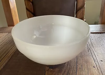 Vintage #16 Fire King Oven Ware Small Mixing Bowl White Rim Milk Glass 6” • $9.99