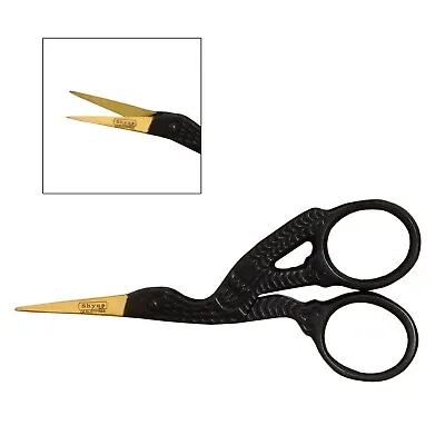 £1.99 • Buy 4   Gold/Black Embroidery Scissors And Cross Stitch Sewing