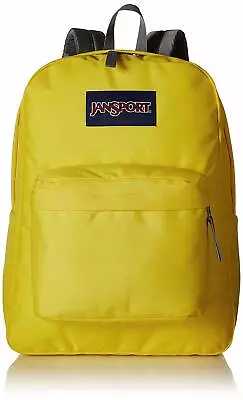 Jansport Superbreak Mens & Womens Backpacks Rucksack Yellow • £17.90