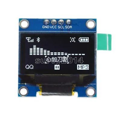 0.96  I2C IIC Serial 128X64 White OLED LCD LED Display Module For Arduino • $2.21