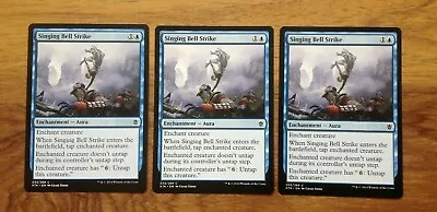 3 X MTG KHANS OF TARKIR * Singing Bell Strike.Free UK Postage • £2.49