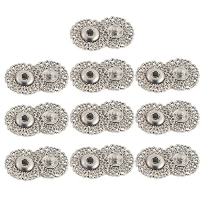 £5.82 • Buy  10 Pcs Snap Buttons Sew Fasteners Press Stud Large Magnetic