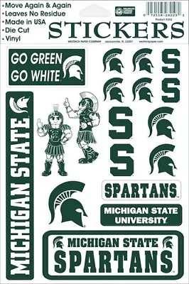 18 Michigan State Spartans Decals Stickers College Sport Football Basketball • $4.89