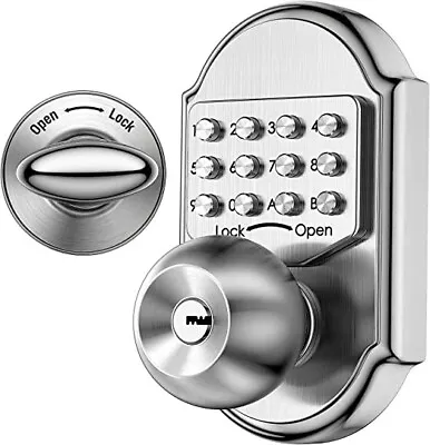 Keyless Entry Door Lock Deadbolt Stainless Steel 304 Keypad Mechanical Digital C • $144.89