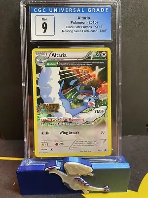 2015 STAFF Promo Altaria XY46 CGC 9 Black Star Holo Rare Pokémon C • $36