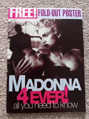 £6 • Buy Madonna Poster/smash Hits Fold Out Booklet Poster Madonna 4ever