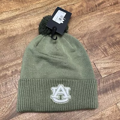 Under Armour Auburn Tigers Green Camo Freedom Pom Pom Beanie Brand New • $27.96