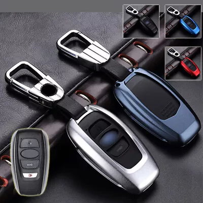 Aluminum Metal Car Key Fob Case Cover For Subaru BRZ Forester Outback STi WRX XV • $22.50