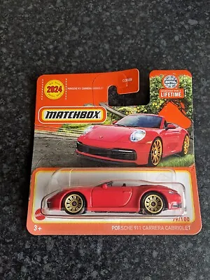 Matchbox HVN24 2024			Porsche	911 (992) Carrera Cabriolet 79/100		Red • £5.55