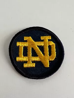 NCAA Notre Dame Round Patch.NEW.Fast Same Day Shipping. • $4.49