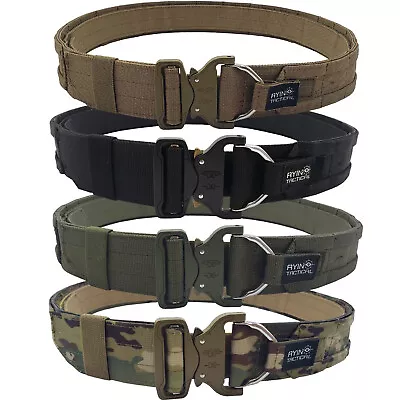 2 Inch Quick Release Tactical Gun Belt Cobra Style Buckle MOLLE Belt - AYIN • $39.95