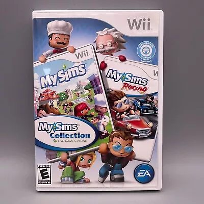 My Sims Collection (Nintendo Wii) Original + Racing | CIB COMPLETE | TESTED • $10.95