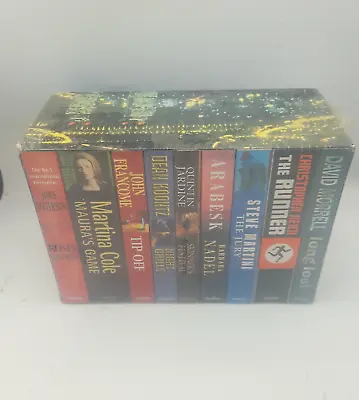 Criminally Good Books Box Set- Patterson Martini Nadel Morrell Koontz NEW SEALED • $48.38