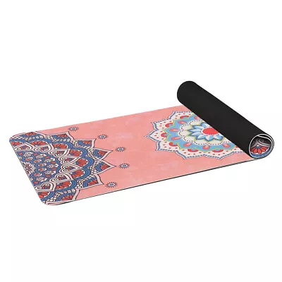 TPE Yoga Mat Gym Exercise Extra Large Dual Layer Non Slip Pad Mat Fitness Pilate • $45.99