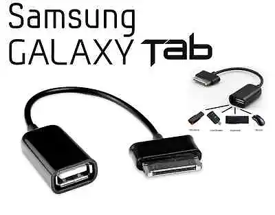 £2.39 • Buy 30 Pin To USB 2.0 OTG Cable Adapter For Samsung Galaxy Tab 2 10.1 P5100 & P5110 