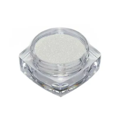 White Chrome Powder Matte Pigment Pearl Nails Nail Art Crystal Shiny Dust • $1.57