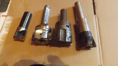 Lot Of 4 Indexable Face Mills • $60