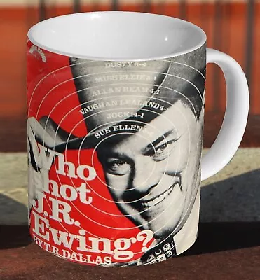 Dallas TV Show JR Ewing Face - Ceramic Tea / Coffee - Mug Cup • £7.49