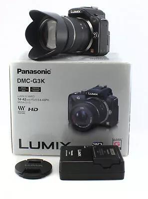 Panasonic Lumix DMC-G3 Body With Vario 14-42mm F3.5-5.6 O.I.S Lens - Seller UK • £129.99