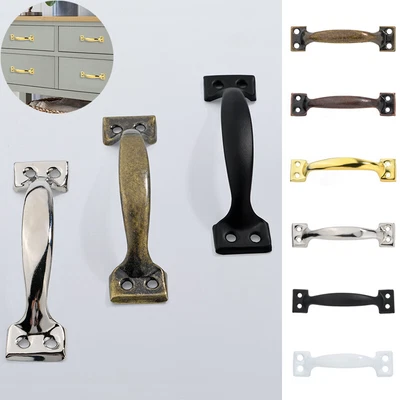 $3.75 • Buy Antique Furniture Handles Cabinet Knobs With Bow-Shape Iron Door Suitcase Handle