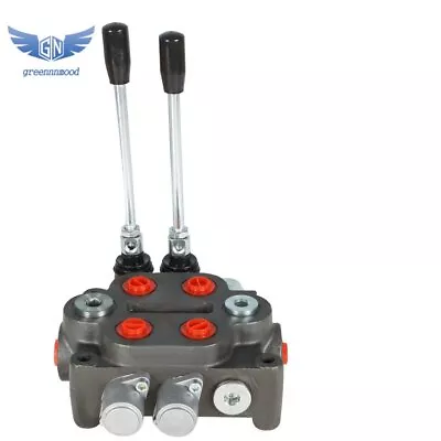 2 Spool Hydraulic Directional Control Valve BSPP Tractor Loader W/Joystick 25GPM • $103