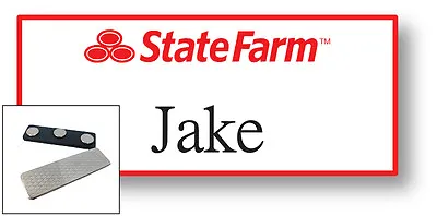 1 Jake From State Farm Name Badge Halloween Costume Prop Magnet Free Shipping • $16.39