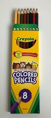 Crayola Multicultural Pencils Office School Art Supplies- Pack Of 8 • £4.99