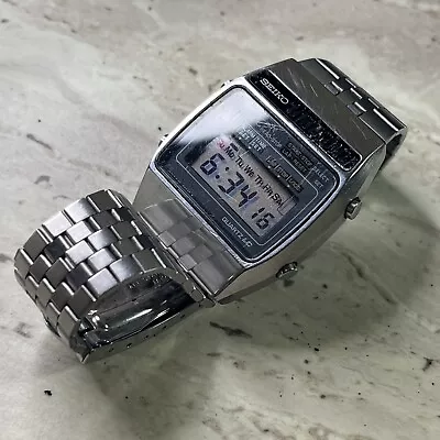 Seiko A159 5009 G Mens Vintage Digital Watch SQ • $32.11