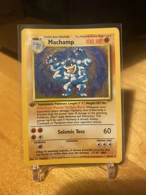 £1.20 • Buy Pokémon TCG Machamp Base Set 8/102 Holo 1st Edition Holo Rare - Near Mint
