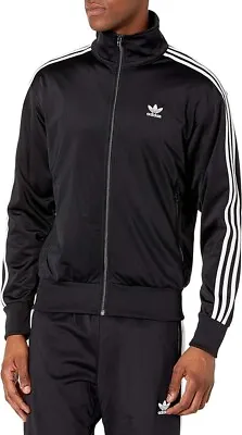 Adidas Firebird Men's Track Suit Original Trefoil Logo Black/White Stripe Small • $109.99